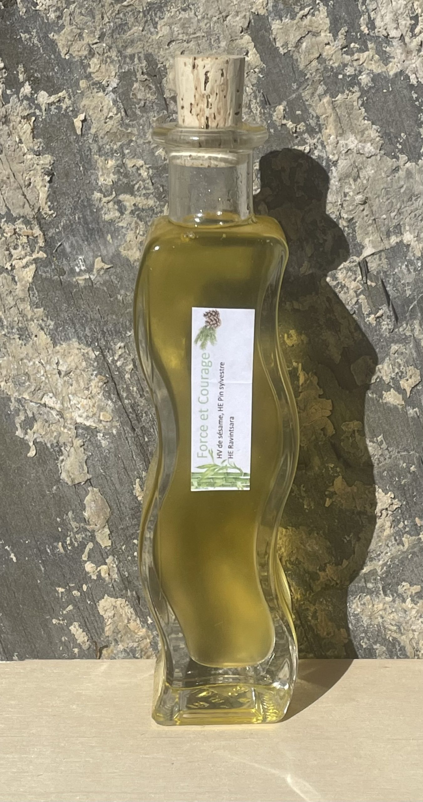 Huile de massage_force et courage Huile de massage Nativ' Collection