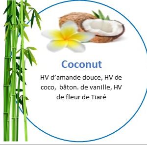 Coconut étiquette