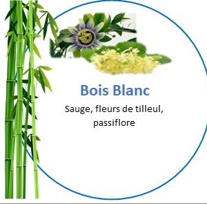 Tisane Bois blanc - étiquette