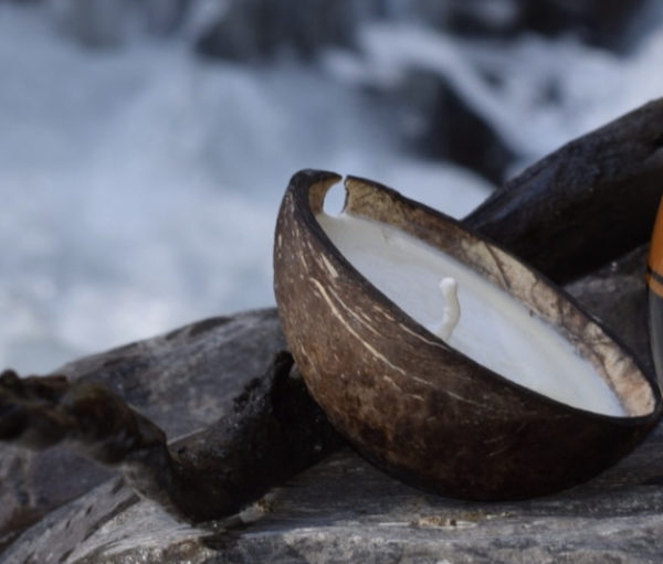 Bougie de massage - noix de coco - Nativ'