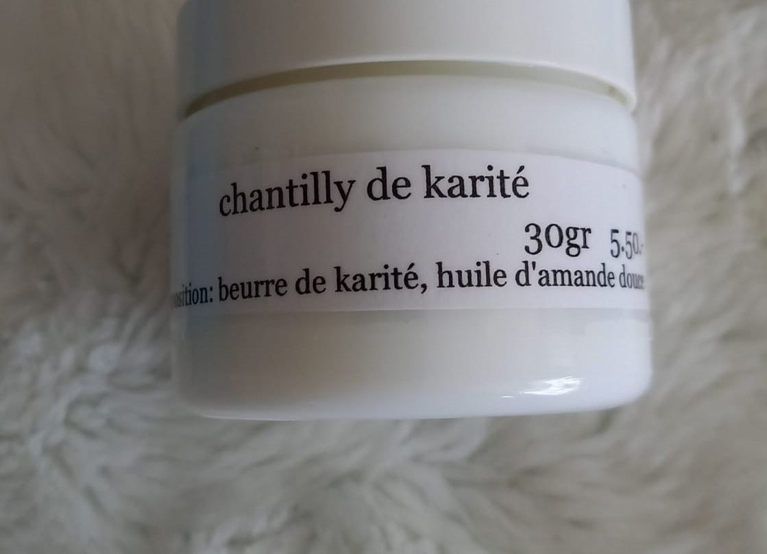 Chantilly de karité Chantilly de karité